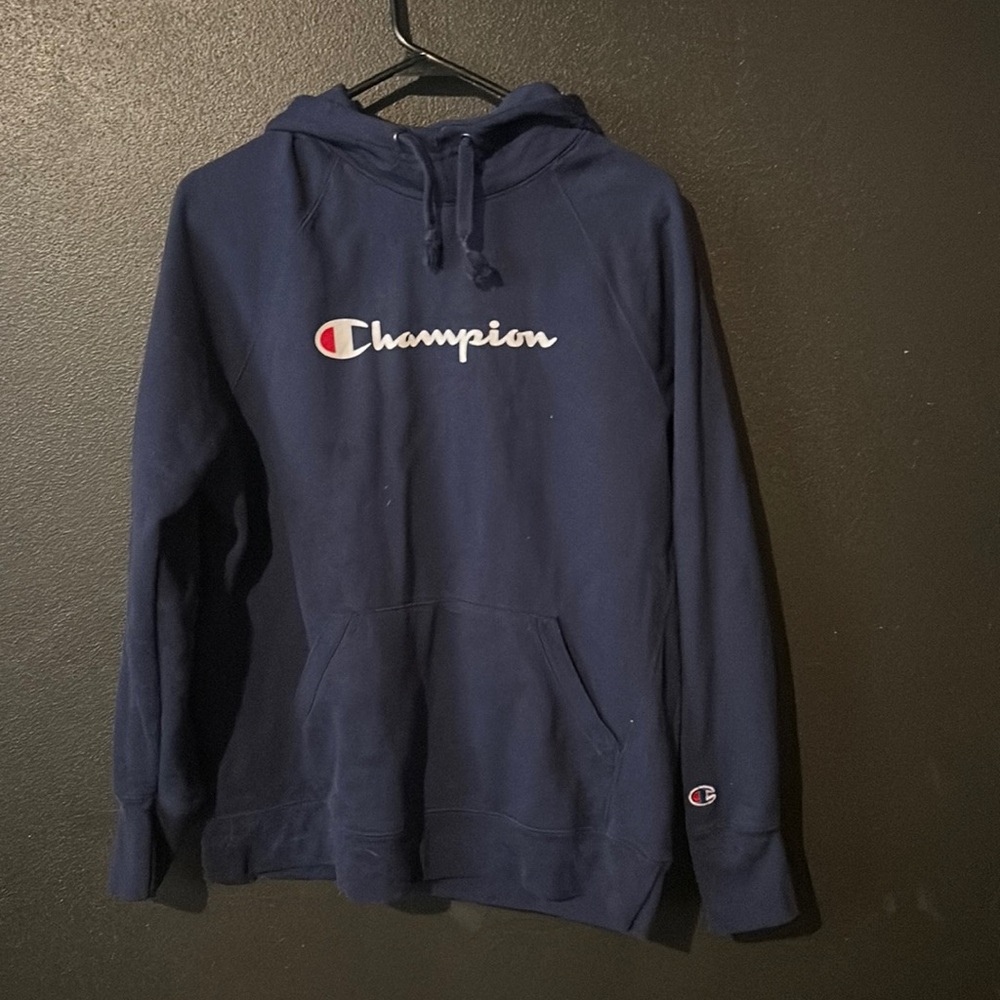 Champion blue hoodie